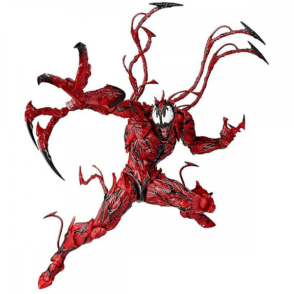 Venom Carnage actionfigur med fullt bevegelig hode, leketøysfigur Carnage samlemodell med utskiftbare tilbehør for fans - Xin