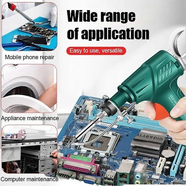 Intern Uppvärmda Industriella Lasersvetsverktyg Intern Uppvärmning Handhållet Lödningsverktyg Kit för Reparationer Hem DIY-xindaren Green EU plug