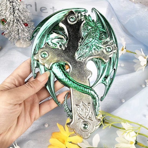3D Stor Drak Silikonform Flygande Drake Resin Form Djur Epoxy Formar Kristall Staty Tillverkningsformar för DIY Kämpande Drakar Vägg-xindaren dragon cross