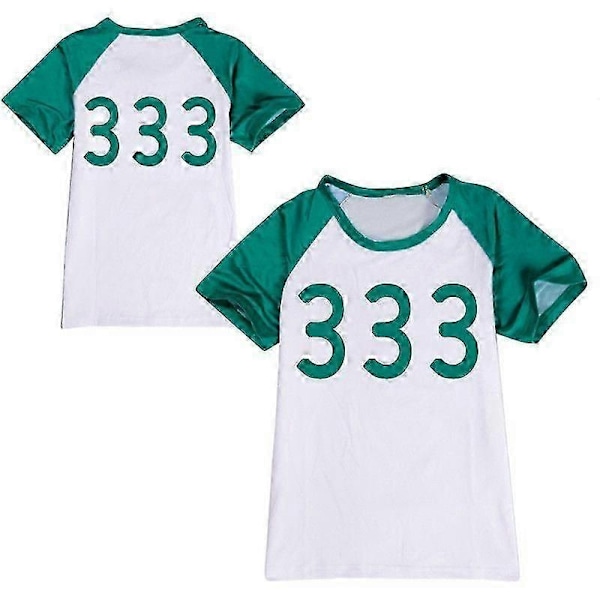 Squid Game 2 Spillere Cosplay Kostyme Treningsdress Komplett Klesett-xindaren No.333 160cm