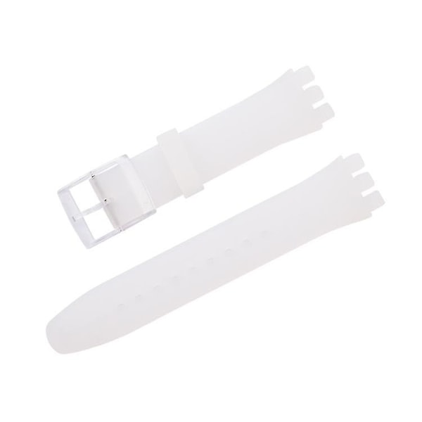Passer til Swatch jelly tre-øje klassisk 12/17/19/20MM tre-takket stjerne silikonerem - Xin Translucent 19mm