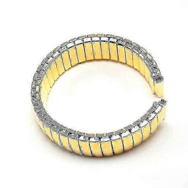 12 14 16 18 20mm udtrækkelig urrem i rustfrit stål, udtrækkelig urrem, elastisk metalbånd - Xin Gold 16mm