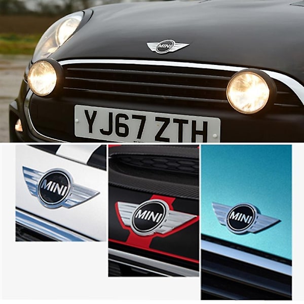 3D Metalinen Auton Takaluukun ja Konepellin Vaihto Logo-Embleemi Merkki Koriste Mini Cooper Jcw F55 F56 R55 R56 R60 F60 Tarvikkeet-Xin F