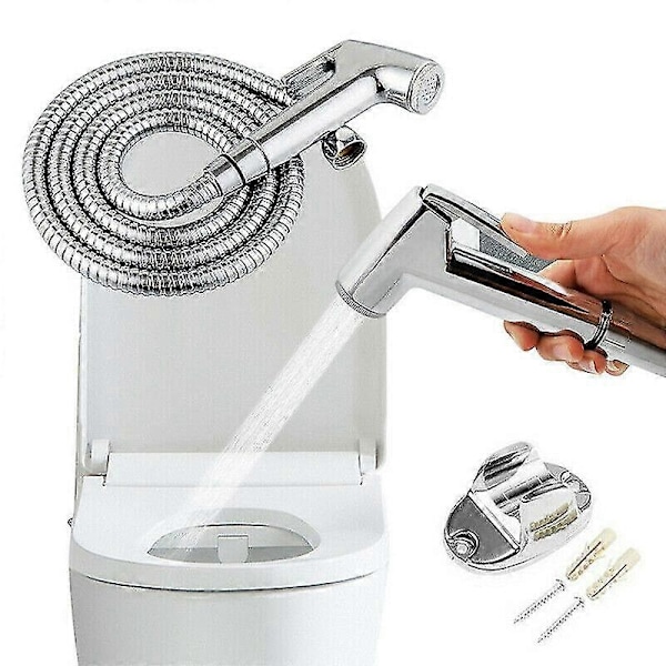 Toalett Baderom Håndholdt Sprøyte Dusj Bidet Spray Slangeholder-Xin