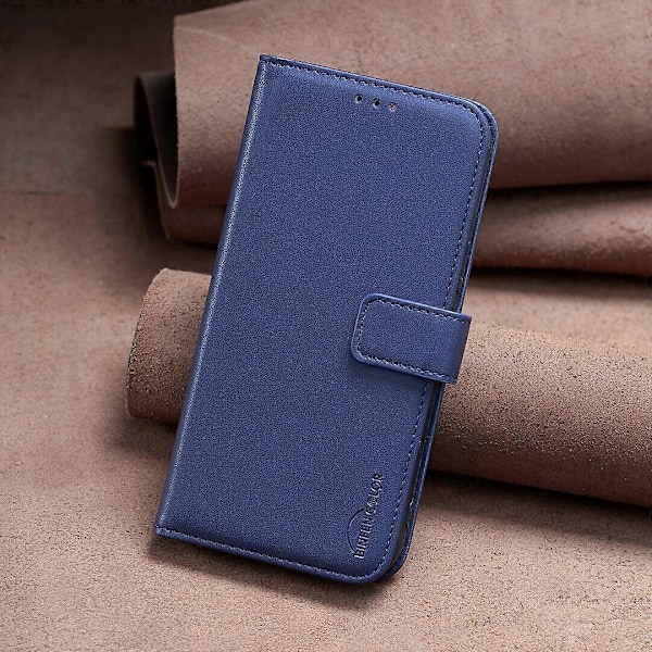 Kompatibel med Samsung Galaxy S20 Ultra 5G Wallet Case med Kortlommer Magnetisk Lukning Flip Folio Cover-xindaren Blue