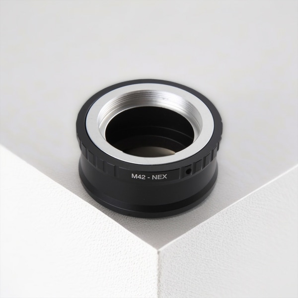 Objektivadapter M42NEX Objektivadapterring för A7S A7SII A7R A7RII A7II A6000 A6300 NEX5C NEX5N NEX5R NEX6 NEX7 VG10-Xin