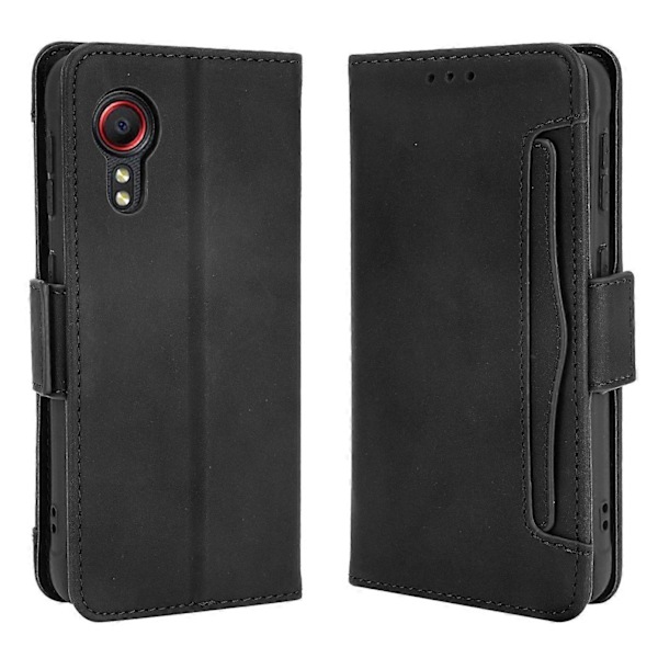 Læder Wallet Case til Samsung Galaxy Xcover 5 med Flere Kortlommer-Xin Style A