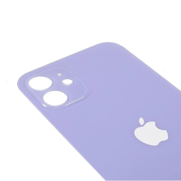 Type G batteridæksel til iPhone 12, reservedel til reparation (standardversion med kameralinsering) - Xin Style G