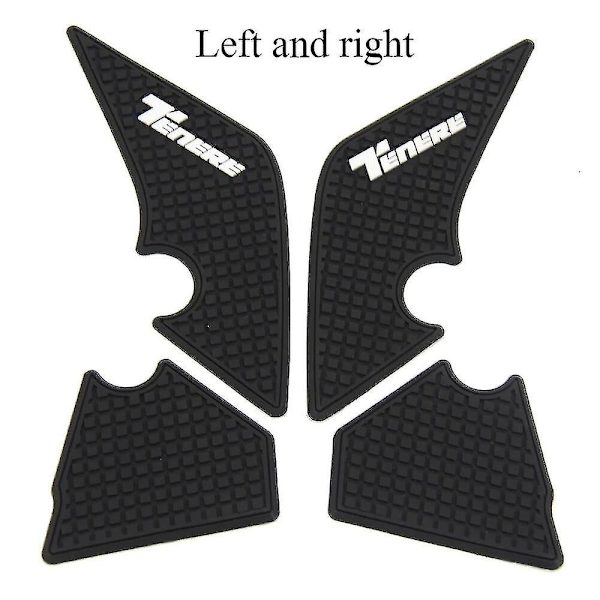 Tankplatta med halkfritt grepp för Yamaha Tenere 700 Adventure T700 Xtz 700 - 4 st - Xin
