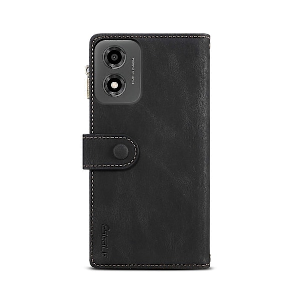 Kompatibel med Retro Frosted RFID Læder Telefon Cover - xindaren Compatible with Motorola Moto E14