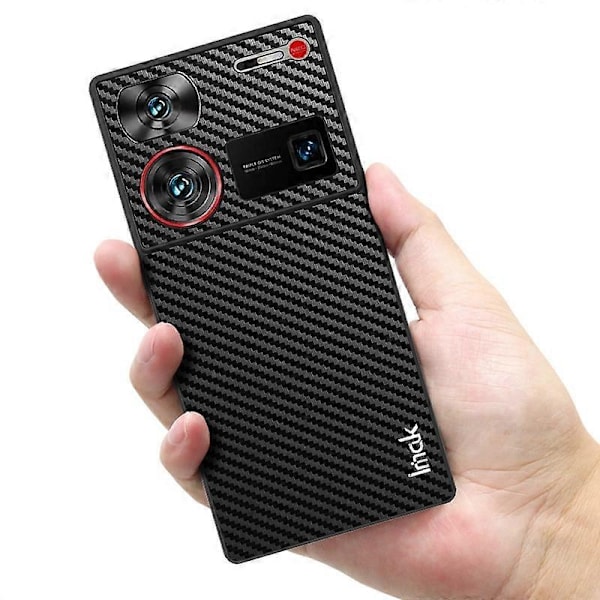 IMAK LX-5 serie for ZTE Nubia Z60 Ultra mobiltelefon deksel PU+TPU+PC bakdeksel-Xin Carbon Fiber Texture