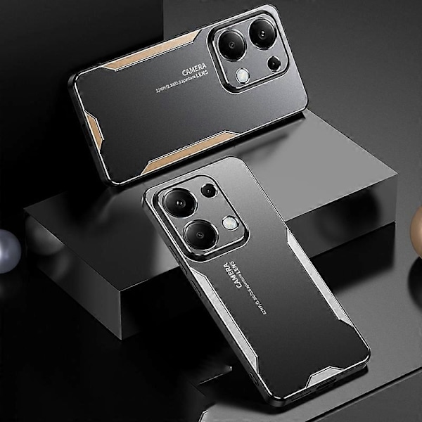 Blade Series TPU Hybrid Metall Skal-Xin Red For Xiaomi Redmi Note 13 Pro 4G