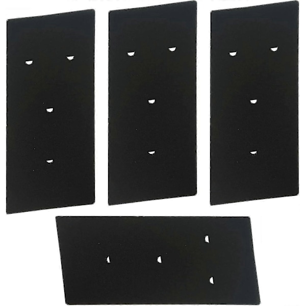 4 X Filtre Kompatible med Varmepumpetørretumbler - Erstatningsfiltre Kompatible med Bauknecht, Privileg, Whirlpool Modeller - xindaren