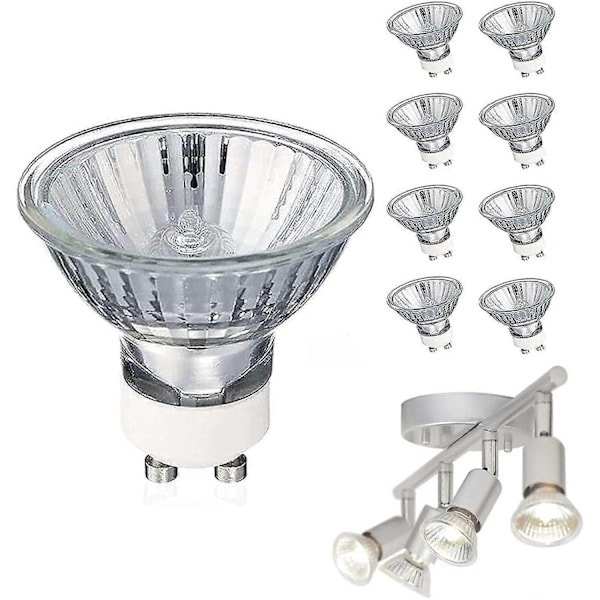 GU10 35 Watt Halogen Reflektorpære Varmt Hvid Dæmpbar, GU10 Halogen 35w Halogenpærer, GU10 Dæmpbar Varmt Hvid -Yx-Xin 230V-35W 5 pcs