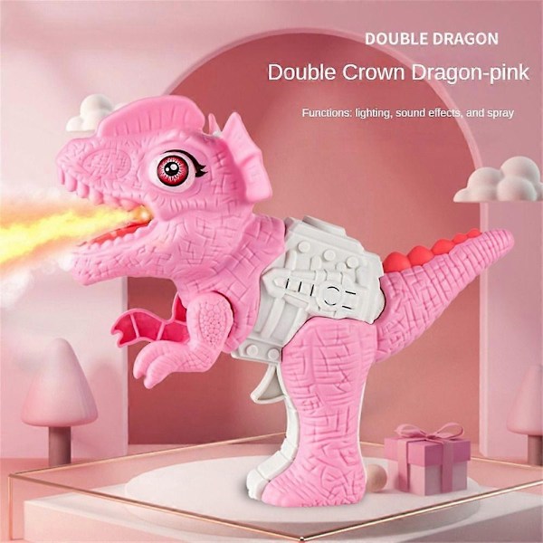 Ildspydende Dinosaur Skyder Damp Lys Brøl Lyd Drage Børnelegetøj Gaver-xindaren color06