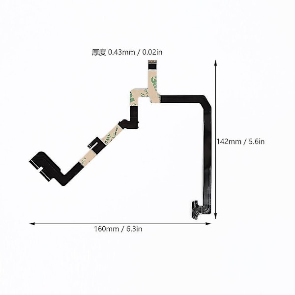 DIY Fleksibel Gimbal Flat Ribbon Flex Kabel til DJI Phantom 4 Reparationsdele - Xin