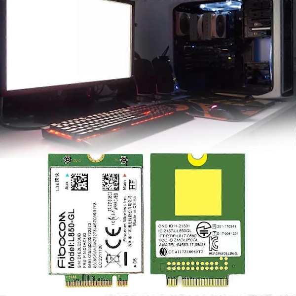 4G LTE langaton moduuli L850-GL ThinkPad X1 Carbon Gen6 X280 T580 T480s L480 -malleille