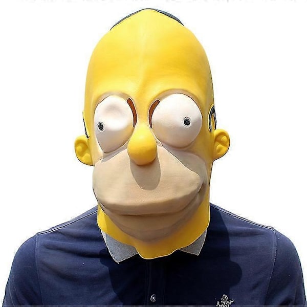 The Simpsons Mask Halloween Latex Mask-Xin