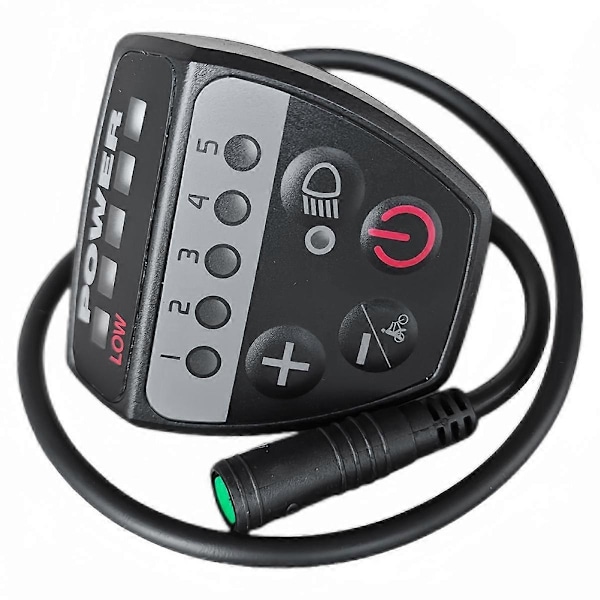 DZ888 Sähköpyörän Näyttöohjain LED-näyttö UART-protokolla Yhteensopiva BBS01B BBS02B Keskimoottorin kanssa Access-xindaren