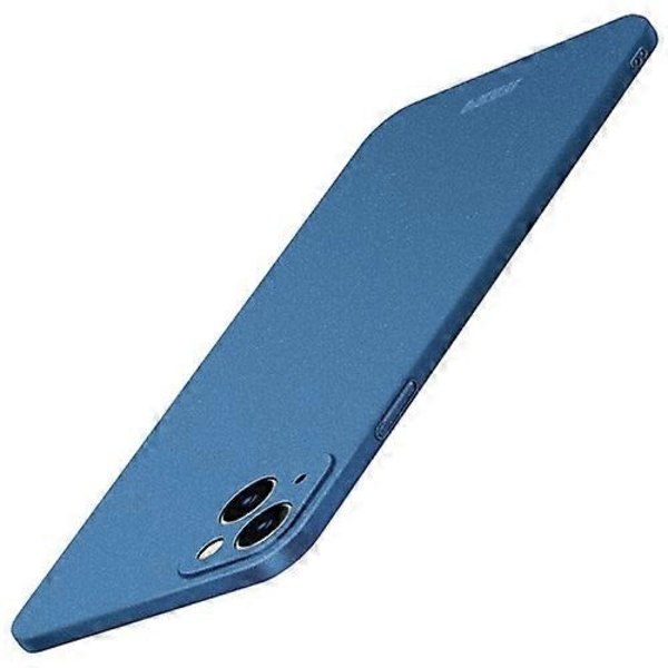 Kompatibel med iPhone 15 MOFI Fandun Series Frosted PC Ultratunn Allomfattande Mobiltelefon Skal-xindaren Blue 15 Plus
