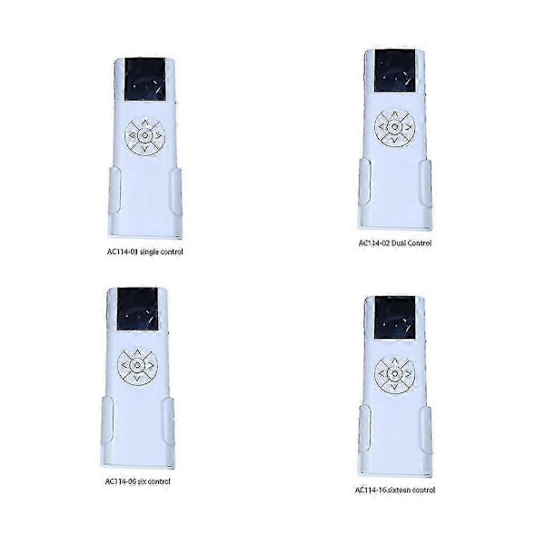 1/2/3/5 Hvid Multi-Kanal Fjernbetjening Praktisk og Kompakt - Xin AC114-02 2 control 1Set