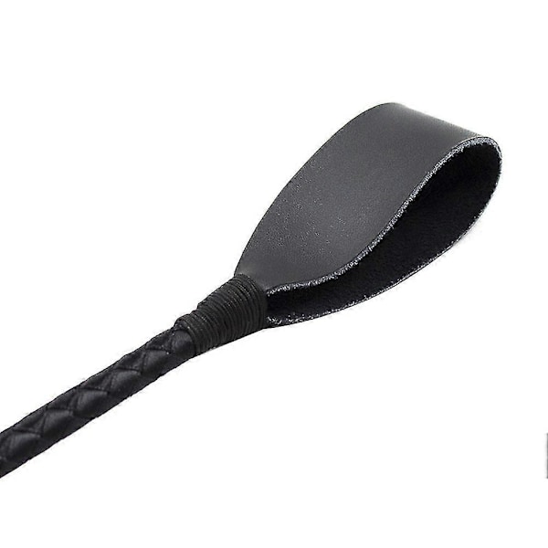 PU Læder Ridepisk med Håndtag Ridepisk Pointer-Xin 30cm