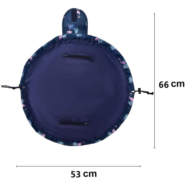 Sminkepung med snøring blå-Xin blue