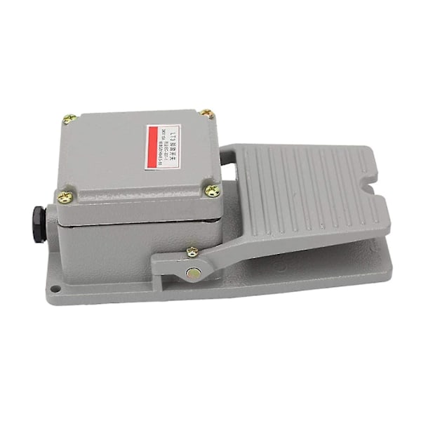 Fotpedal - Halkfri fotpedal med aluminiumskal, momentan pedal Lt3 silverkontakter-xindaren