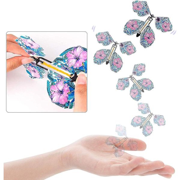 Magic Butterfly 20 kpl Taika Lentävä Perhonen Kortti Syntymäpäivälahjaksi, Esitystarvikkeet Yllätyslahjat-Xin