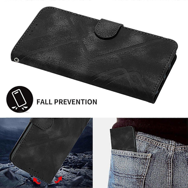 Etui Kompatibelt med iPhone 8 Plus / iPhone 7 Plus Cover Magnetisk Flip Wallet Læder Kompatibelt med iPhone 8 Plus / iPhone 7 Plus Cover-xindaren Black