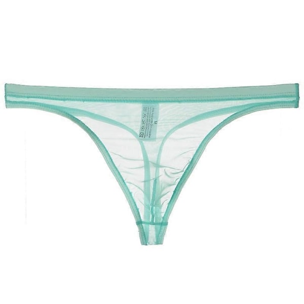 Herrtrosa Mesh Bekväm Svettabsorberande Tunn Underkläder Sexig T-shirt-xindaren Light Blue XXL