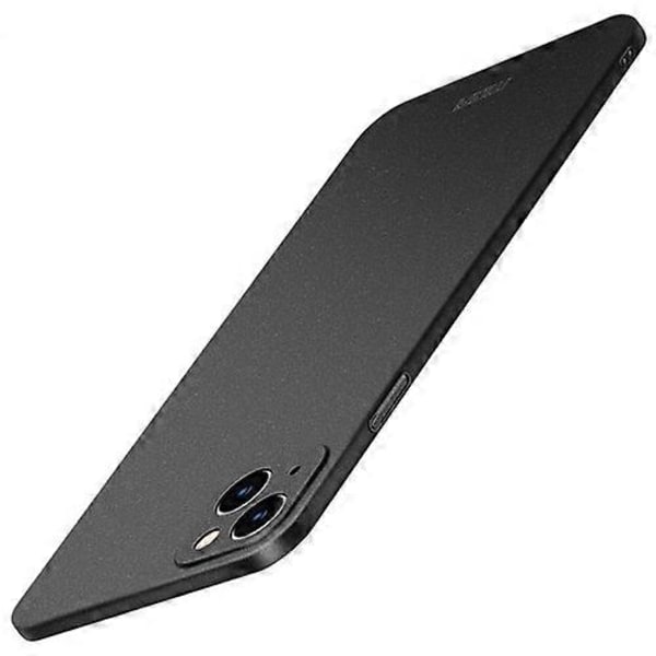 Kompatibel med iPhone 15 MOFI Fandun Serien Frostat PC Ultratunt Allomfattande Mobiltelefonfodral-xindaren Black 15 Plus