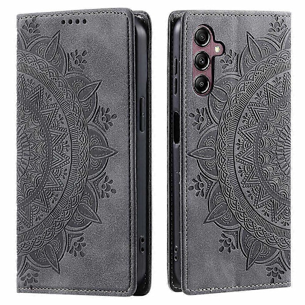 Læderetui med Mandala Blomsterpung til Samsung Galaxy A55 5G - Xin Style A