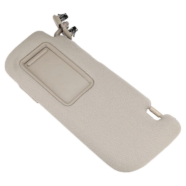 Kompatibel med Toyota Auris Corolla 2007 - 2013 Bil Interiör Solskydd med Spegel Solskydd Vänster Förare-xindaren Beige