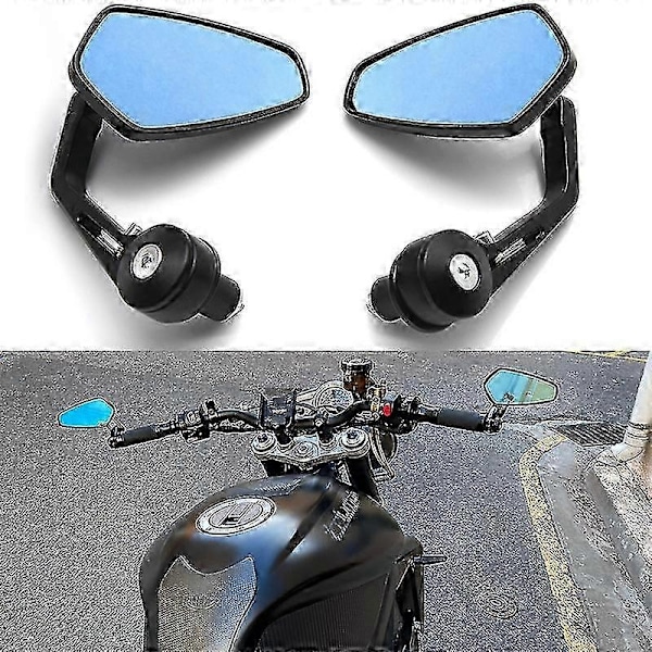 Backspeglar för styre kompatibla med KTM Duke 390/690/790/890/1290 & RC390 motorcyklar-xindaren Black