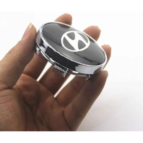 4 kpl 60 mm:n pyörän napahatun autoemblemilogohattu Solaris Ix35 I20 I30 I40 Hyundai Tucson Creta Santa-liuyue-Xin