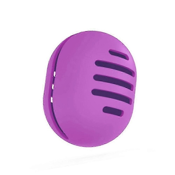 Silikone Makeup Beauty Sponge Box Rejseholder Etui Sponge Blender Etui, Genanvendelig Åndbar Make Up Etui-Xin Purple