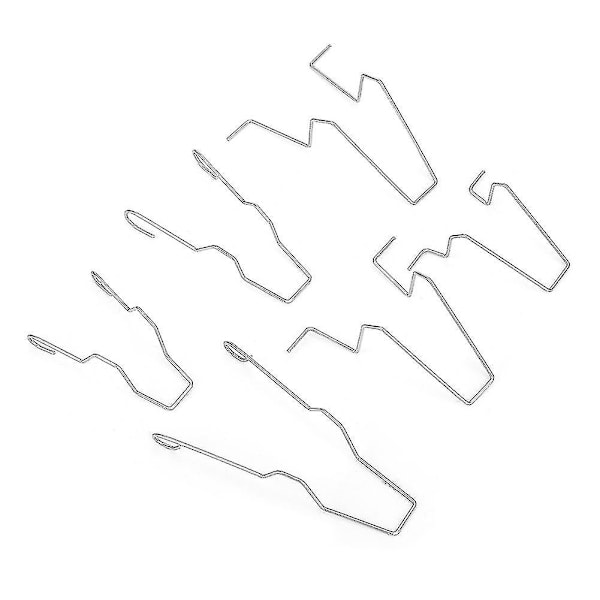 6 stk. 5zhsfullkit Stål Forlygte Dyp Dyppet Fjernlys Pære Fastholdelsesfjederclips Klemme Kompatibel med H1/h3/h4/h7-xindaren