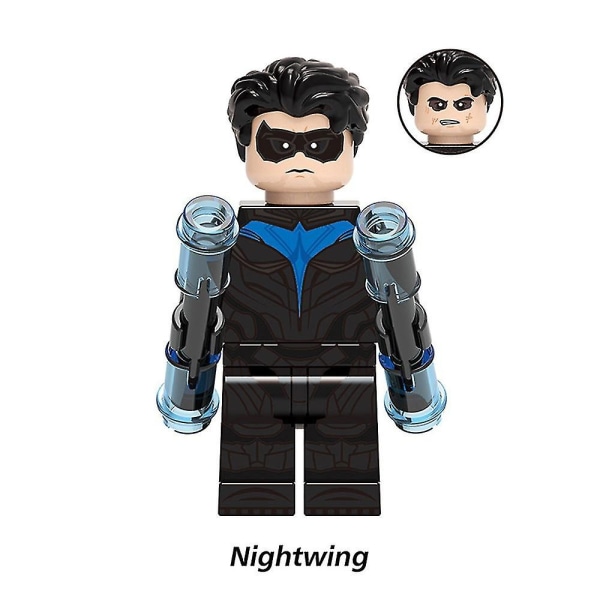 8 st minifigurer byggklossar kit, Batman Joker monterade mini actionfigurer leksaker set barn presenter Db-Xin