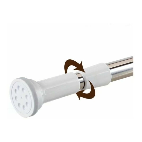 Curtain rod without drilling, extendable shower rod, shower rod,-Xin