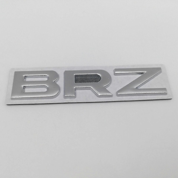 1kpl 3D metallinen Crosstrek Awd Brz yhteensopiva Wrx auton kirjain lokasuoja tunnus sivu takaluukku merkki tarra auto tarvikkeet-xindaren silver BRZ