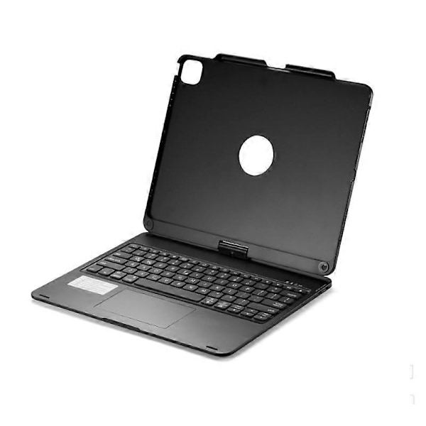 Kompatibel med iPad Pro 12.9 tum 2022/2021/2020/2018 Tablet Bluetooth tangentbord med pekfunktion, bakgrundsbelysning och 360 graders rotation - xindaren Black