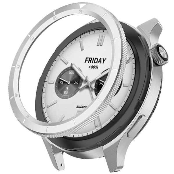 for Xiaomi Watch S4/S4 eSIM Version/S3/S3 eSIM Version Bezel Ring 316 Rustfritt Stål Bezel Loop-Xin Style F