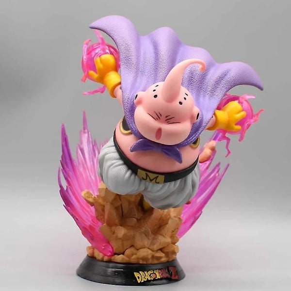 25cm Dragon Ball Figurer Spirit Bomb Sou Goku Anime Figurer Super Saiya Actionfigur Modell PVC Statue Dukke Samleobjekter Lekegave-Xin 20cm buu with light