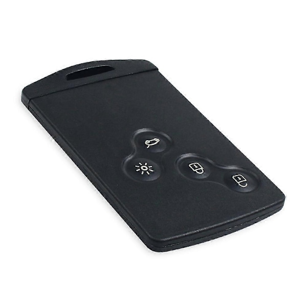 Fjärrnyckelfodral för Renault Koleos Clio Megane Scenic Laguna 4 Knappar Blad Smart Fjärrnyckelskal Nödinsats-Xin model 3