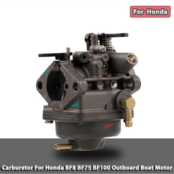 Karburator Kompatibel med Honda BF8 BF75 BF100 Påhængsmotor Bådmotor 7.5HK 8HK 10HK Motor 16100-881-A01 BF8 AH AK BF8AH BF8AM BF100 type LA-xindaren