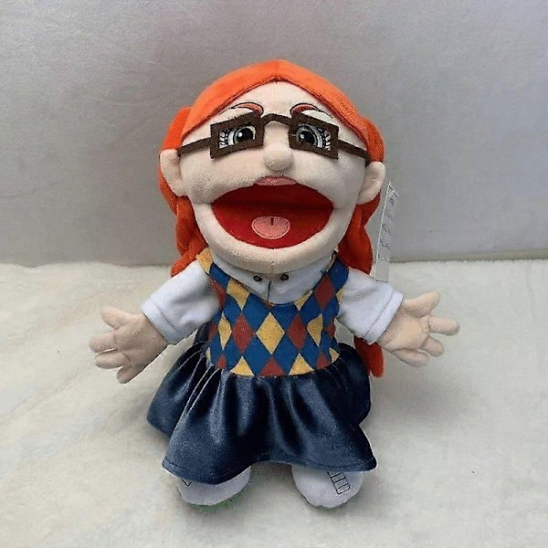 Jeffy Handdocka Tecknad Mjuk Plyschleksak, Cosplay Docka Handdocka Spel för Barn Present-xindaren Penelope 40cm
