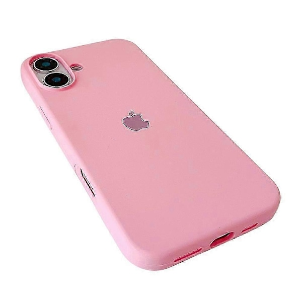 Yhteensopiva Iphone 16 Plus -kotelon kanssa, iskunkestävä silikoninen puhelimen takakuori - Musta-xindaren Rose Pink