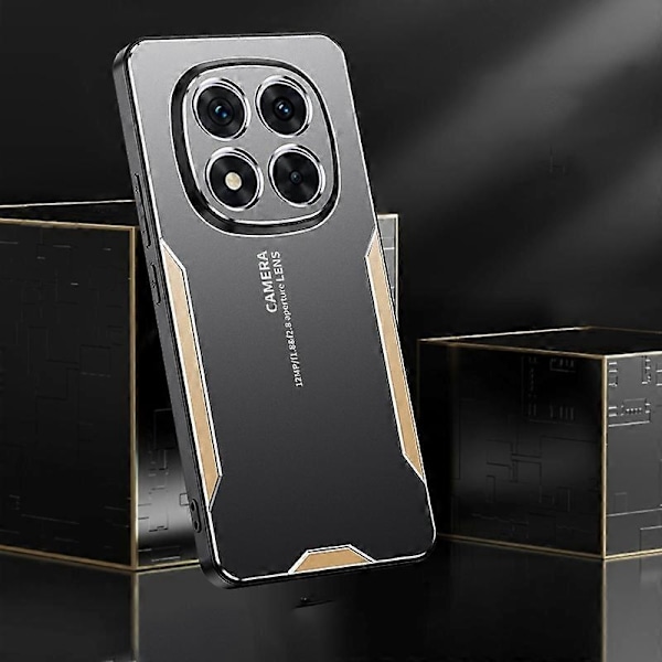 Blade Series TPU Hybrid Metall Skal-Xin Silver For Xiaomi Redmi Note 14 Pro 5G