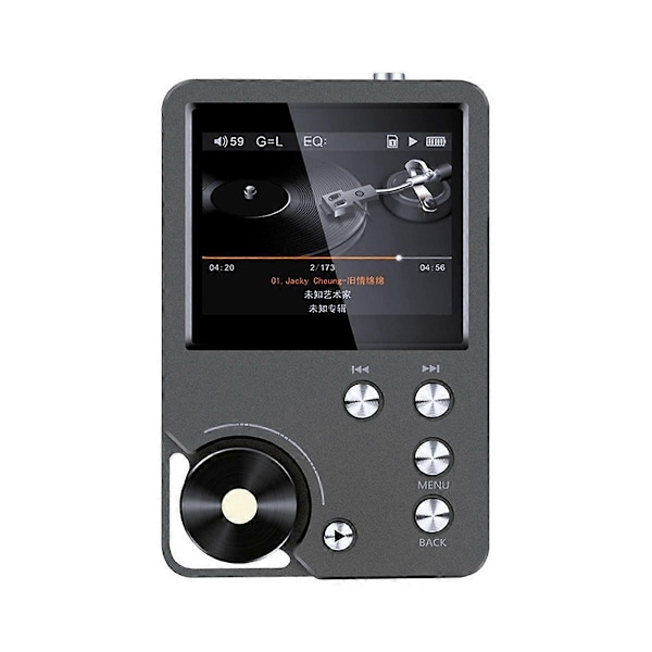 Hi-Fi MP3-soitin Lossless DSD High Definition digitaalinen äänen musiikkisoitin urheiluun, laajennettavissa jopa 25-Xin 8G